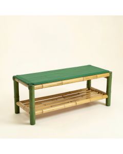 Spruce Dell Indoor Bench - Green (synthetic illustration; no displayed measurements)