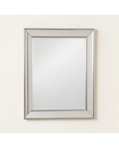 Mattingly Straight-Corner Modern & Contemporary Beveled Frameless Bathroom / Vanity Mirror (synthetic illustration; no displayed measurements)