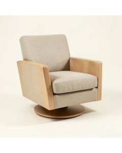 Bodily 58 '' Wide Swivel Armchair (synthetic illustration; no displayed measurements)
