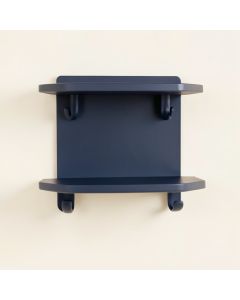 Ridge Dell Wall-Mounted Entryway Organizer Shelf - Navy (synthetic illustration; no displayed measurements)