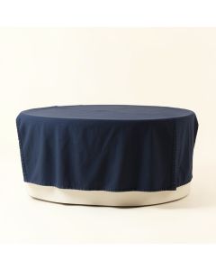 Laurel Crossing Flat Bed Sheet - Navy (synthetic illustration; no displayed measurements)