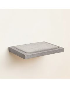 Cliff Canyon Wall-Mounted Cat Perch - Gray (synthetic illustration; no displayed measurements)
