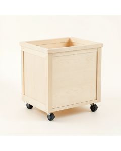 Dune Crest Empty Rolling Workshop Cart - Ivory (synthetic illustration; no displayed measurements)