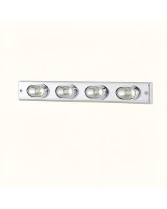 4-Light Dimmable Polished Chrome Vanity Light (synthetic illustration; no displayed measurements)