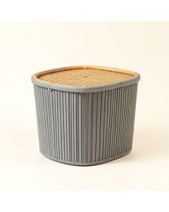 Vale Arc Laundry Hamper - Gray (synthetic illustration; no displayed measurements)