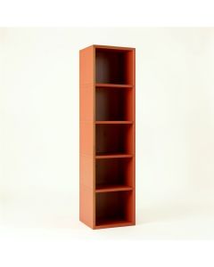 Reed Crossing Narrow Cubby Tower - Terracotta (synthetic illustration; no displayed measurements)