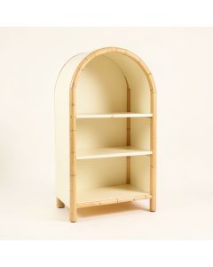 Dawn Canyon Freestanding Bookcase - Cream (synthetic illustration; no displayed measurements)
