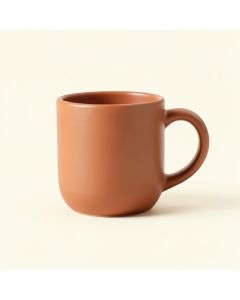 Reed Crossing Ceramic Mug - Terracotta (synthetic illustration; no displayed measurements)