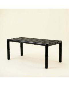 Heath Dale Indoor Bench - Black (synthetic illustration; no displayed measurements)