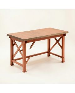 Ridge Bluff Empty Workshop Workbench - Terracotta (synthetic illustration; no displayed measurements)