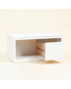 Briar Bridge Shoe Storage Bench - White (synthetic illustration; no displayed measurements)