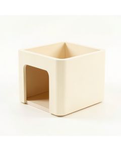 River Bend Empty Furniture-Style Litter Enclosure - Cream (synthetic illustration; no displayed measurements)