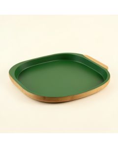 Pine Crossing Serving Tray - Green (synthetic illustration; no displayed measurements)