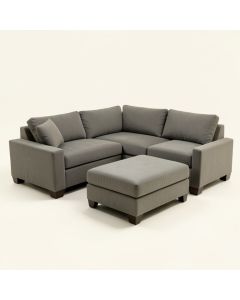 Dosie 122.8 '' Wide Reversible Modular Corner Sectional With Ottoman (synthetic illustration; no displayed measurements)