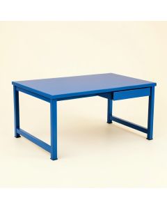 Hazel Crossing Empty Workshop Workbench - Blue (synthetic illustration; no displayed measurements)