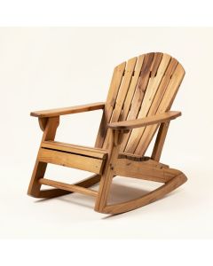 Jordanna Solid Wood Rocking Adirondack Chair (synthetic illustration; no displayed measurements)