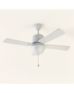 34 '' Caselli 3 - Blade Retractable Blades Ceiling Fan With Remote Control And Light Kit Included (synthetic illustration; no displayed measurements)