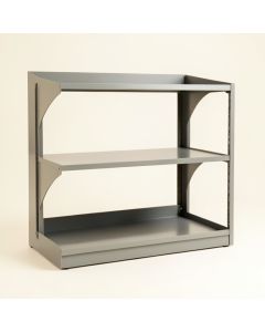 Maple Bluff Desktop Shelving Unit - Gray (synthetic illustration; no displayed measurements)