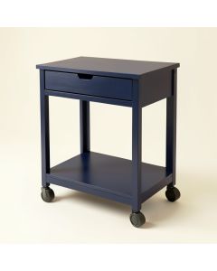 Slate Dell Empty Rolling Workshop Cart - Navy (synthetic illustration; no displayed measurements)