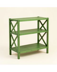 Brook Bridge Empty Seed-Starting Shelving Unit Without Lights - Green (synthetic illustration; no displayed measurements)