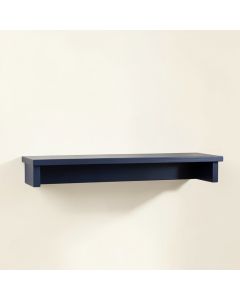 Maple Bridge Wall-Mounted Shelf - Navy (synthetic illustration; no displayed measurements)