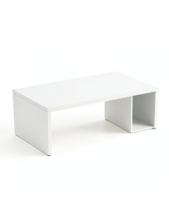 Ridge Field Desktop Monitor Riser - White (synthetic illustration; no displayed measurements)