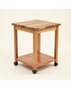 Pro Chef Kitchen Cart With Butcher Block Top (synthetic illustration; no displayed measurements)