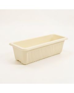 Moss Brook Empty Railing Planter With Integral Brackets - Ivory (synthetic illustration; no displayed measurements)