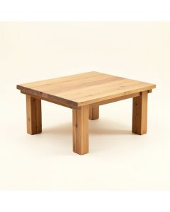 Heatherfield Solid Wood Coffee Table (synthetic illustration; no displayed measurements)