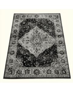 Sheridan Southwestern Plum/Black/Gray Area Rug (synthetic illustration; no displayed measurements)