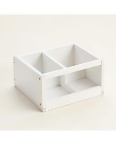 Moss Bend Empty Coffee-Station Organizer - White (synthetic illustration; no displayed measurements)