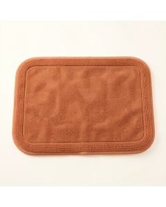 Sage Edge Bath Mat - Terracotta (synthetic illustration; no displayed measurements)
