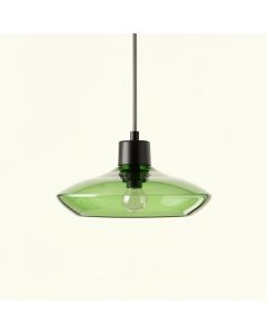 Heath Brook Pendant Light Suspended From One Plain Cable - Green (synthetic illustration; no displayed measurements)