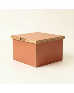 Wren Bend Low Toy Storage Unit - Terracotta (synthetic illustration; no displayed measurements)