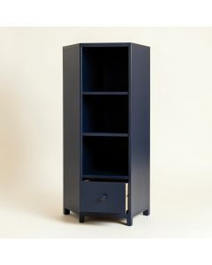 Summit Arc Narrow Cubby Tower - Navy (synthetic illustration; no displayed measurements)