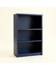 Summit Crest Freestanding Bookcase - Navy (synthetic illustration; no displayed measurements)