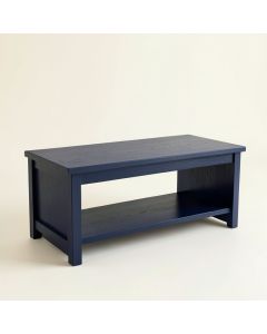 Vale Arc Indoor Bench - Navy (synthetic illustration; no displayed measurements)