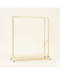 Bay Canyon Empty Garment Rack - Cream (synthetic illustration; no displayed measurements)