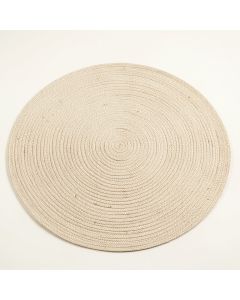 Spruce Bend Round Area Rug - Cream (synthetic illustration; no displayed measurements)