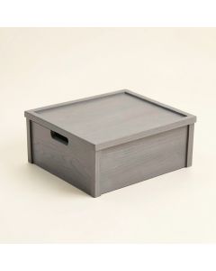 Bay Bridge Low Toy Storage Unit - Gray (synthetic illustration; no displayed measurements)