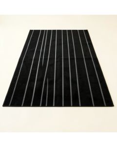 Juniper Bluff Rectangular Area Rug - Black (synthetic illustration; no displayed measurements)