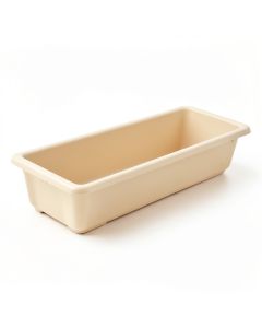 Stone Bluff Empty Railing Planter With Integral Brackets - Beige (synthetic illustration; no displayed measurements)