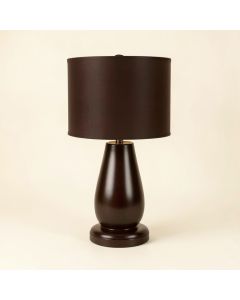 Coachella 23 '' Dark Brown Table Lamp (synthetic illustration; no displayed measurements)