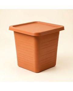 Holly Bridge Laundry Hamper - Terracotta (synthetic illustration; no displayed measurements)