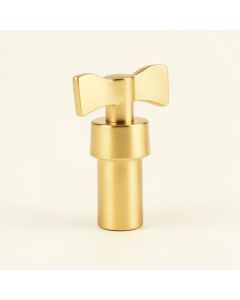 Kohler Purist Rite-Temp Valve Trim With Cross Handle - Vibrant Moderne Brushed Gold (synthetic illustration; no displayed measurements)