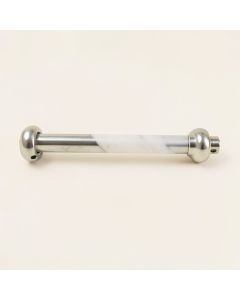 Faux Marble Ball Decorative Single Curtain Rod (synthetic illustration; no displayed measurements)