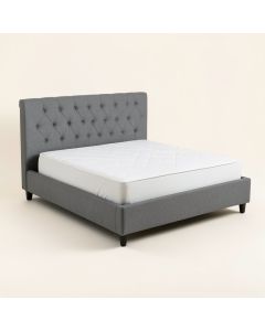 Euripides Queen Tufted Upholstered Standard Bed (synthetic illustration; no displayed measurements)