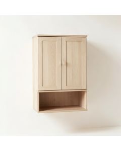 Cove Bend Wall-Mounted Laundry Cabinet - Beige (synthetic illustration; no displayed measurements)