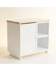 Holly Crest Freestanding Laundry Folding Counter - White (synthetic illustration; no displayed measurements)