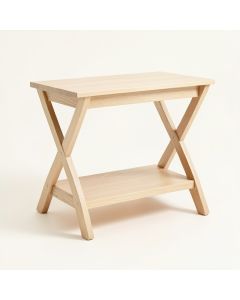 River Crossing Side Table - Beige (synthetic illustration; no displayed measurements)
